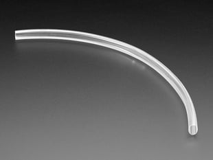 12" long, clear heat shrink tube.