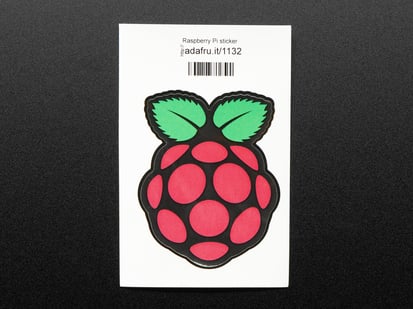 Raspberry Pi® - Sticker - Sticker of a raspberry 