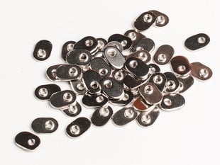 Pile of 50 Aluminum Extrusion Oval T-Nuts