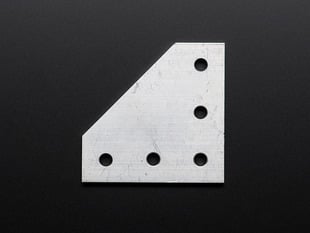 Aluminum 5-hole L-Plate.