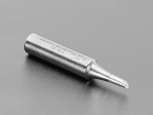 Angled Shot (Tip Side) of the Hakko Soldering Tip: T18-C2 Hoof - For Lead or Lead-Free Use