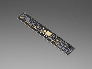 Front Angled Shot of the Adafruit PCB Ruler v2 - 6"