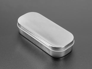 Angled Shot of the Altoids Gum sized tin.