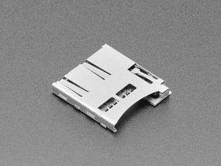 Angled Shot of the MicroSD Socket