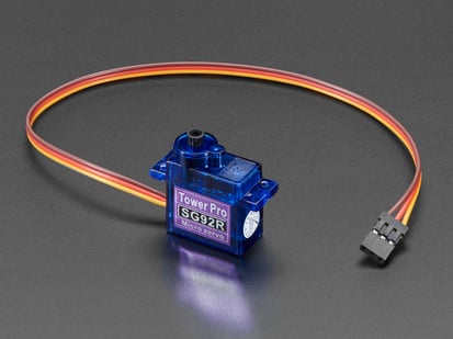 Micro servo - TowerPro SG92R - Micro servo with three pin cable