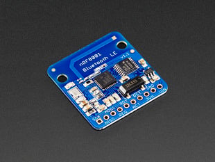Angled shot of a Bluefruit LE - Bluetooth Low Energy. 