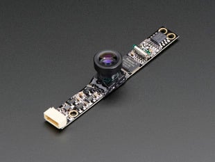 Long thin camera with lens in center
