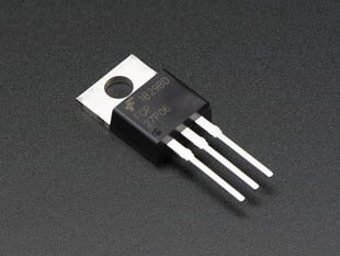 Chunky, 3-prong MOSFET.