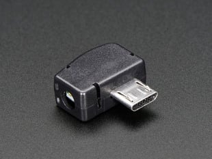 Angled shot of Voice-Controlled Flashlight module.
