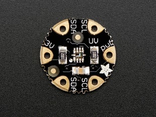 Top down view of a Flora UV Index Sensor - Si1145 Light Sensor. 