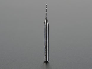 End mill drill bit standing up.