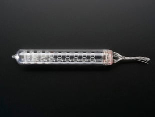 Long thin VFD tube with wires