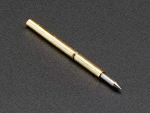 Angled shot of single Pogo Pin - Needle Head.