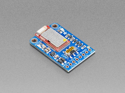 Adafruit Bluefruit LE UART Friend - Bluetooth® Low Energy - Angled shot of a Adafruit Bluefruit LE UART Friend.