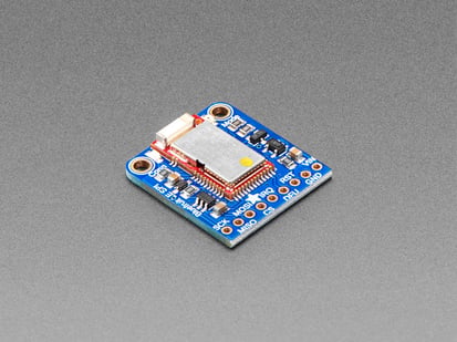 Adafruit Bluefruit LE SPI Friend - Bluetooth® Low Energy - Angled shot of a Adafruit Bluefruit LE SPI Friend - Bluetooth Low Energy (BLE). 