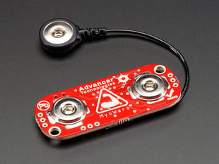 Angled Shot of the MyoWare Muscle Sensor.