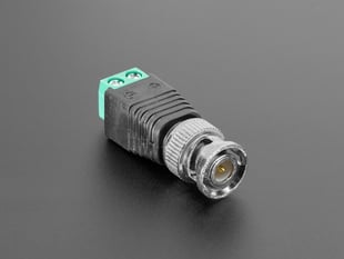 Angled shot of plug terminal block.
