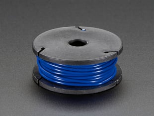 Small spool of blue wire