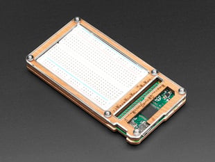 Angled shot of a C4Labs Zebra Zero Plus for Raspberry Pi Zero. 