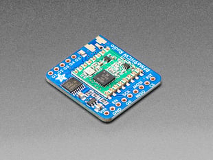 Angled shot of a Adafruit RFM69HCW Transceiver Radio Breakout - 433 MHz. 