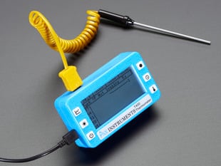 Angled shot of a ax Instruments T400 Temperature Datalogger Set. 