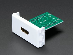 Panel Mount HDMI Socket Breakout front showing socket