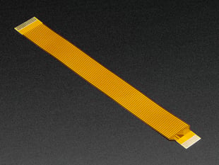 Angled shot of a Raspberry Pi Zero v1.3 Camera Cable. 