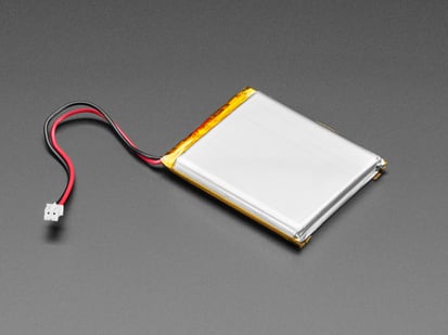 Lithium Ion Polymer Battery - 3.7v 2500mAh - Lithium Ion Polymer Battery 3.7v 2500mAh with JST 2-PH connector