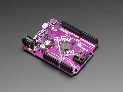 Adafruit Metro M4 feat. Microchip ATSAMD51 - Angled shot of a Adafruit Metro M4 feat. Microchip ATSAMD51. 