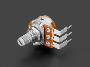 Panel Mount Right Angle 10K Linear Potentiometer with On-Off Switch