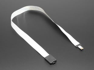 Angled shot of a 68cm long micro SD card extender cable.