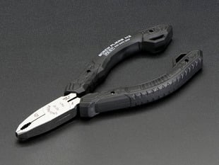 Precision screw removal pliers with closed jaws
