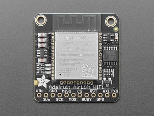 Top view of Adafruit AirLift Breakout Board.