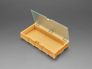 Large Modular Snap Box for SMD component storage flap open.