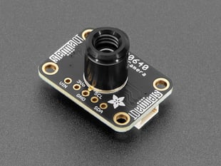 Angled shot of a Adafruit MLX90640 IR Thermal Camera Breakout.