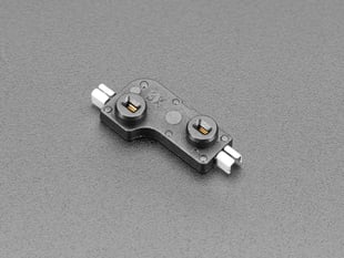 Reverse angled shot of single Kailh switch socke.