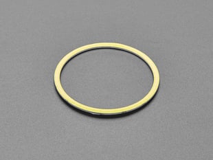 Angled shot of COB ring light.
