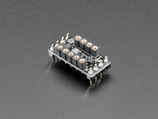 Angled shot of Sony Spresense sensor add-on board.