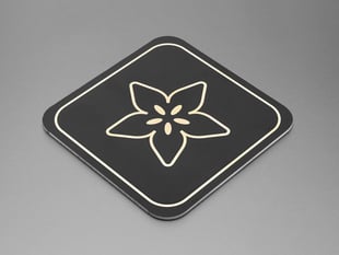  Adafruit PCB Coasters in Gold