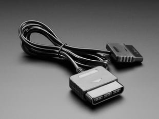 Angled shot of 2m long PlayStation extension cable.