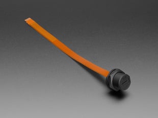 Angled shot of a panel mount TF socket cable.