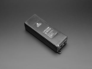 Angled shot of PoE injector.