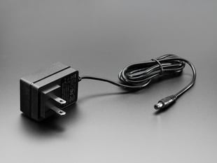 Angled Shot of the 9 VDC 1000mA regulated switching power adapter - UL listed.