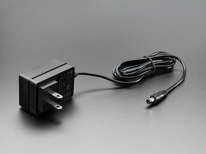 9 VDC 1000mA regulated switching power adapter - UL listed - Angled Shot of the 9 VDC 1000mA regulated switching power adapter - UL listed.