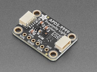 Angled shot of proximity sensor breakout board.