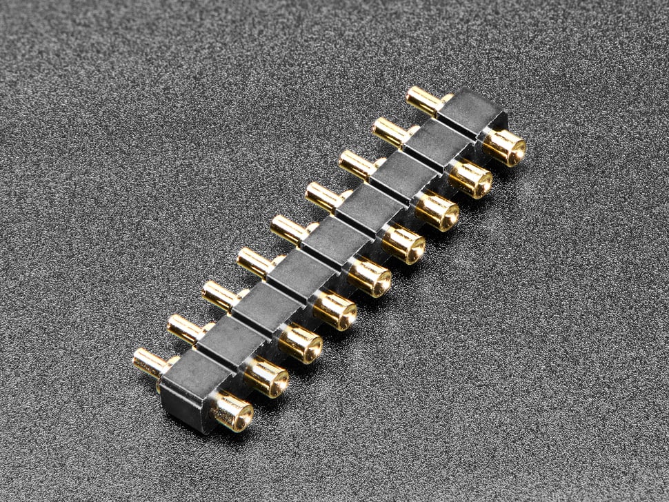 9-pin pogo pin header