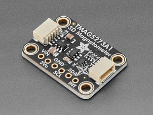 Angled shot of magnetometer breakout.
