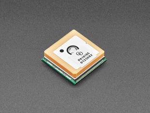 Angled shot of GPS module.