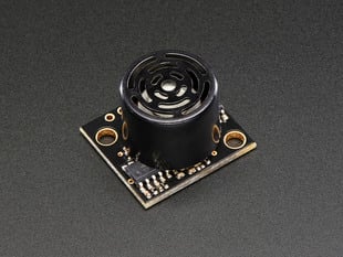 Angled shot of ultrasonic rangefinder.