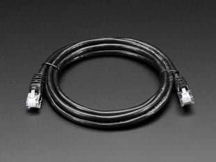 5 foot long Coiled Ethernet Cable.